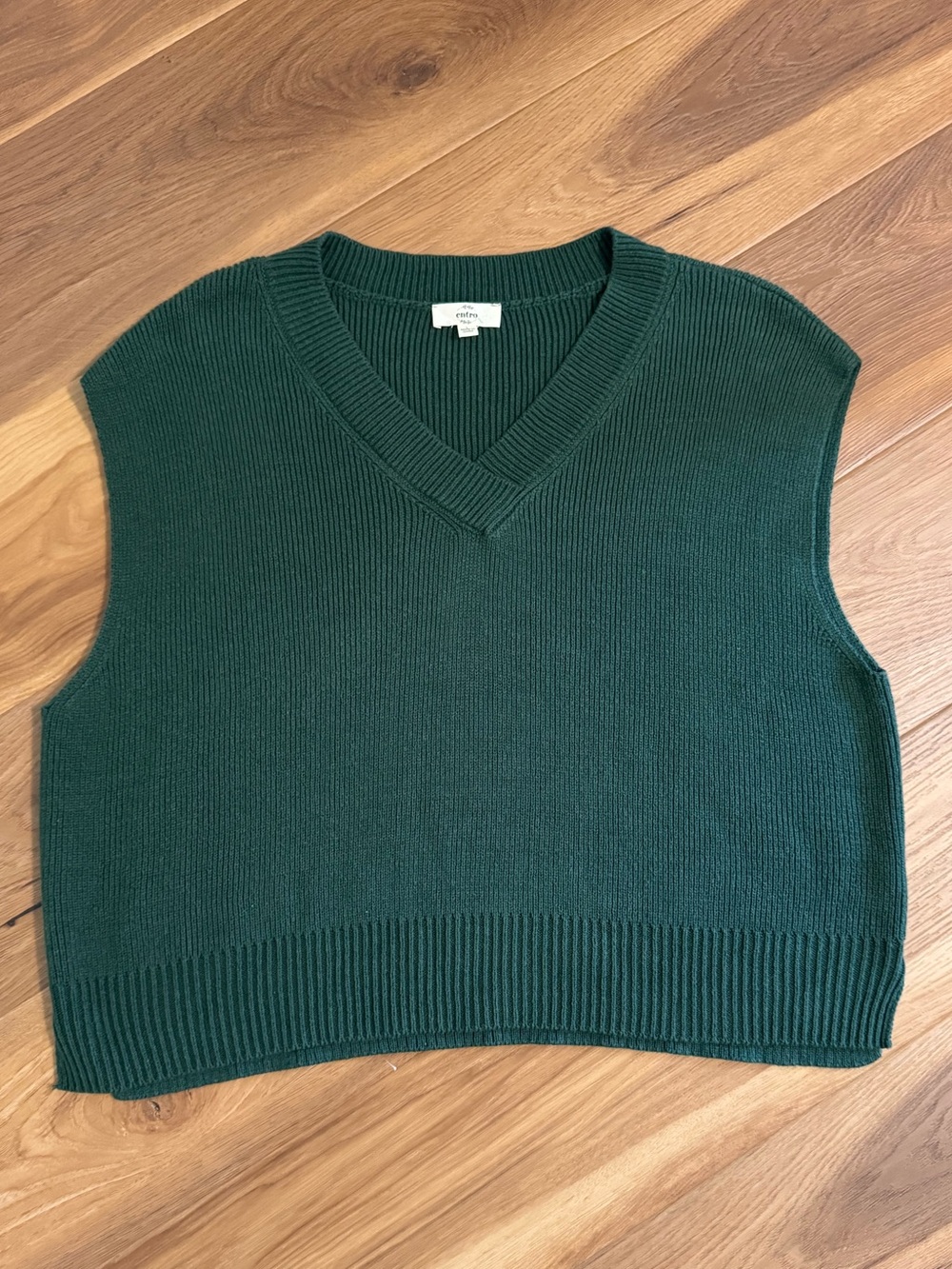 Entro Oversized Vest - Green - Large - Never Worn